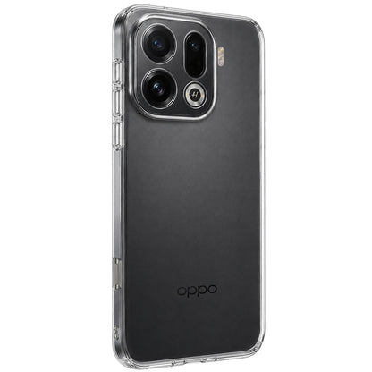 Forterra OPPO Find X9 Pro Hoesje Siliconen Backcover Lichtgewicht - Transparant
