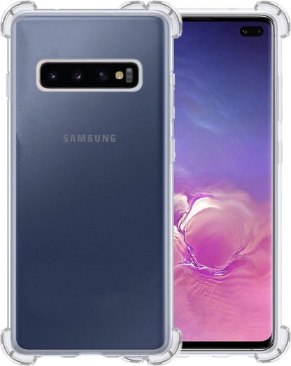 Forterra Samsung S10 Hoesje Shockproof Backcover Siliconen - Transparant