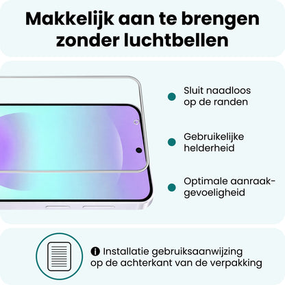 Forterra Samsung A37 Screenprotector Gehard Glas - Anti-kras