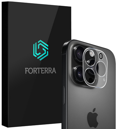 Forterra iPhone 16 Pro Camera Screenprotector Gehard Glas