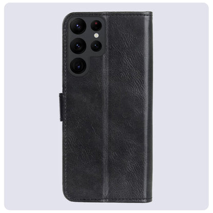 Forterra Samsung S24 Ultra Hoesje Bookcase Cover met Kaarthouder - Zwart