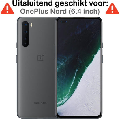 Forterra OnePlus Nord Hoesje Shockproof Backcover Siliconen - Transparant