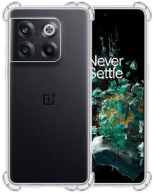 Forterra OnePlus 10T Hoesje Shockproof Backcover Siliconen - Transparant