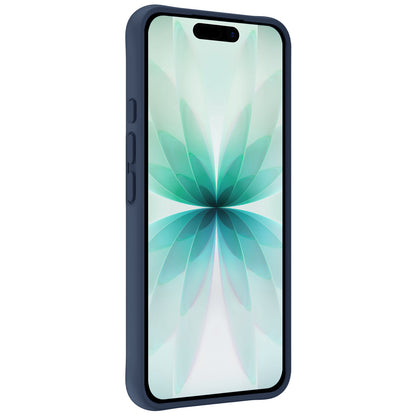 Forterra iPhone 17 Hoesje Siliconen Backcover Lichtgewicht - Donkerblauw