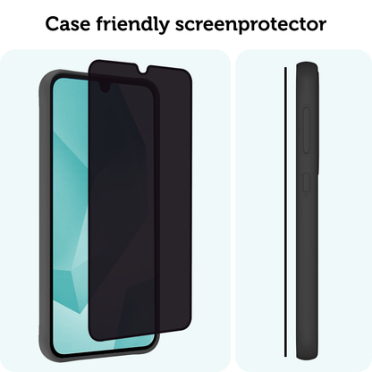 Forterra Samsung A16 Screenprotector Gehard Glas - Privacy