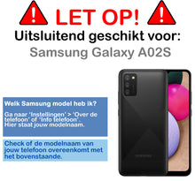 Forterra Samsung A02s Hoesje Bookcase Cover met Kaarthouder - Bruin