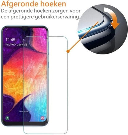 Forterra Samsung A30 Screenprotector Gehard Glas - Anti-kras