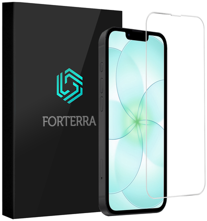 Forterra iPhone 17e Screenprotector Gehard Glas - Volledige dekking