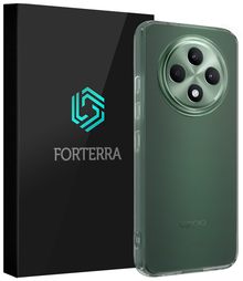Forterra Oppo Reno 12 F Hoesje Siliconen Backcover Lichtgewicht - Transparant