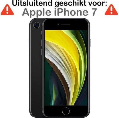 Forterra iPhone 7 Hoesje Siliconen Backcover Lichtgewicht - Rood