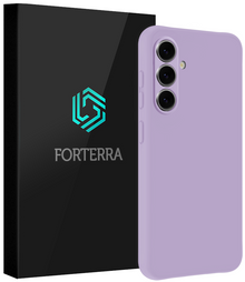 Forterra Samsung S26 Plus Hoesje Siliconen Backcover Lichtgewicht - Lila