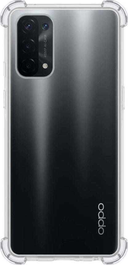 Forterra OPPO A54 5G Hoesje Shockproof Backcover Siliconen - Transparant