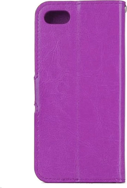 Forterra iPhone 8 Hoesje Bookcase Cover met Kaarthouder - Paars