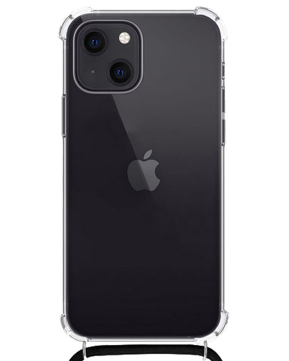 Forterra iPhone 13 Hoesje met Koord Backcover Shockproof - Transparant