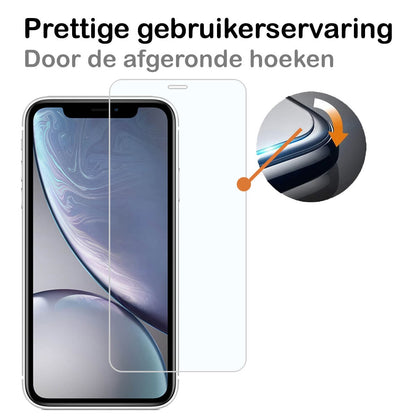 Forterra iPhone Xs Screenprotector Gehard Glas - Volledige dekking