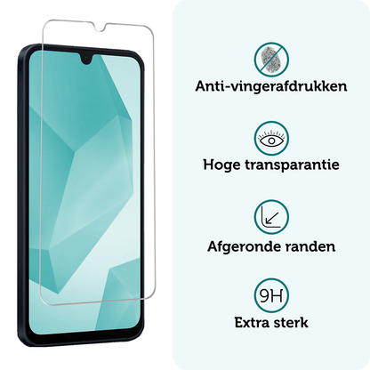Forterra Samsung A16 Hoesje Siliconen Backcover Lichtgewicht - Lichtroze