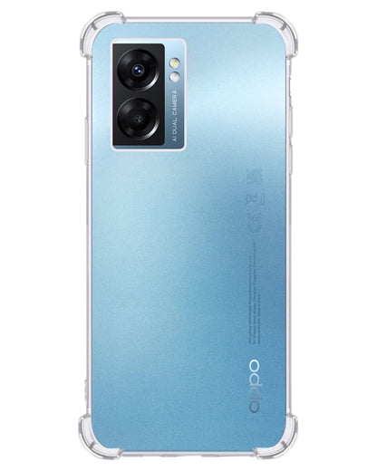 Forterra OPPO A77 Hoesje Shockproof Backcover Siliconen - Transparant