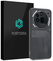 Forterra Nothing Phone 3a Pro Hoesje Siliconen Backcover Lichtgewicht - Transparant