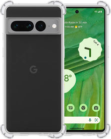 Forterra Google Pixel 7 Pro Hoesje Shockproof Backcover Siliconen - Transparant