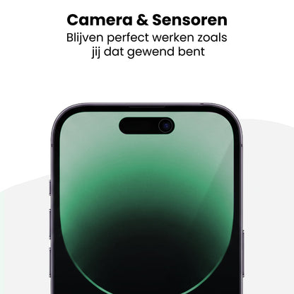 Forterra Privacy Screenprotector Geschikt voor Apple iPhone 14 Pro Max - Met Installatie Kit - Privacy - Beschermglas - Flexibel Glas - Tempered Glass - Screen Protector