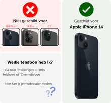 Forterra iPhone 14 Plus Screenprotector Flexibel Glas met Installatieframe