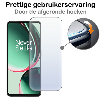 Forterra OnePlus Nord CE 3 Lite Screenprotector Gehard Glas - Anti-kras