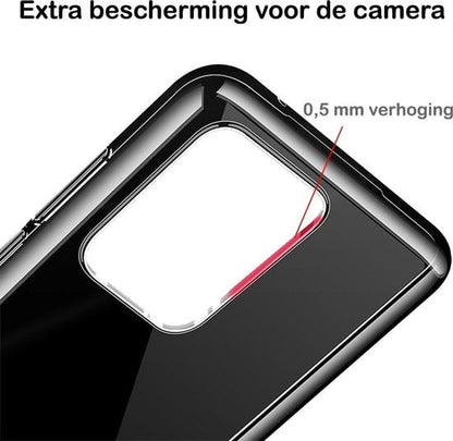Forterra Samsung S20 Hoesje Siliconen Backcover Lichtgewicht - Transparant