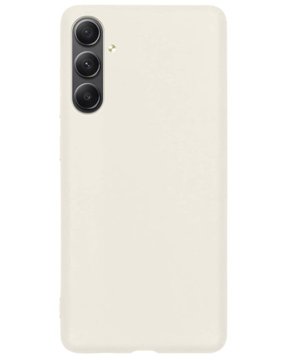 Forterra Samsung A54 Hoesje Siliconen Backcover Lichtgewicht - Wit