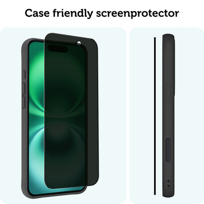 Forterra iPhone 16 Plus Screenprotector Gehard Glas - Privacy