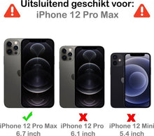 Forterra iPhone 12 Pro Max Hoesje Siliconen Backcover Lichtgewicht - Donkerblauw