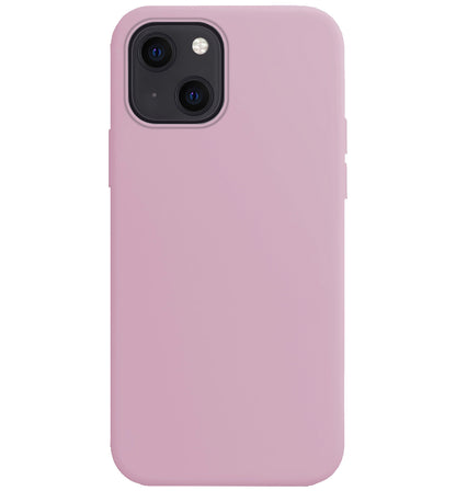 Forterra iPhone 13 Mini Hoesje Siliconen Backcover Lichtgewicht - Lila