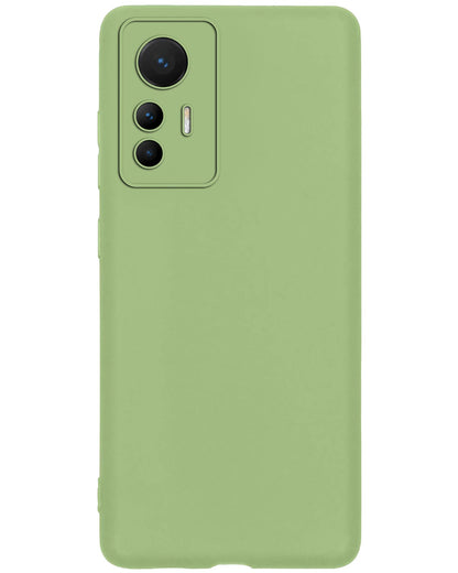 Forterra Xiaomi 12 Lite Hoesje Siliconen Backcover Lichtgewicht - Groen