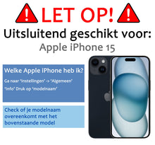Forterra iPhone 15 Screenprotector Gehard Glas - Full Screen