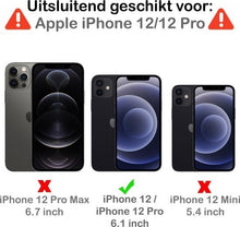 Forterra iPhone 12/12 Pro Hoesje Geschikt voor Magsafe Backcover Shockproof - Transparant
