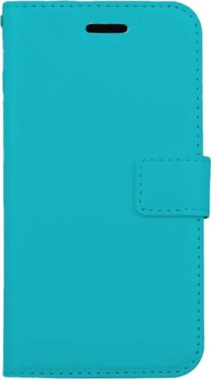 Forterra iPhone Xs Hoesje Bookcase Cover met Kaarthouder - Turquoise
