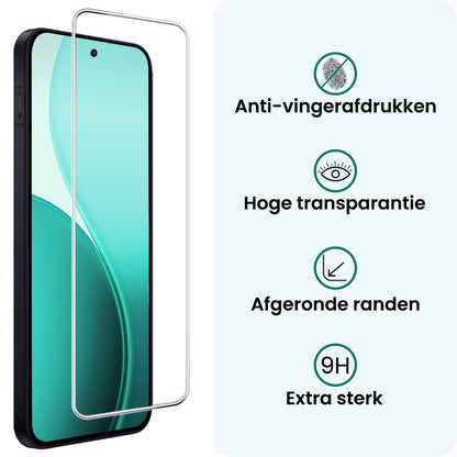 Forterra OPPO Reno 14 Screenprotector Gehard Glas - Anti-kras