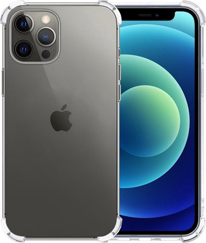 Forterra iPhone 12 Pro Hoesje Shockproof Backcover Siliconen - Transparant