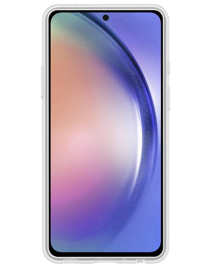 Forterra Samsung A54 Hoesje Siliconen Backcover Lichtgewicht - Transparant