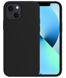 Forterra iPhone 14 Plus Hoesje Siliconen Backcover Lichtgewicht - Zwart