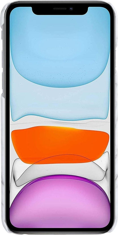 Forterra iPhone 11 Pro Hoesje Marmer Hard Case Cover - Wit