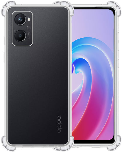 Forterra OPPO A76 Hoesje Shockproof Backcover Siliconen - Transparant