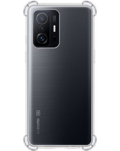 Forterra Xiaomi 11T Hoesje Shockproof Backcover Siliconen - Transparant