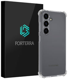 Forterra Samsung S25 Hoesje Shockproof Backcover Siliconen - Transparant