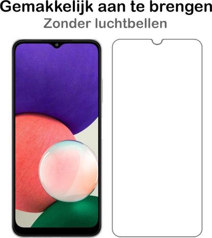 Forterra Samsung A22 5G Screenprotector Gehard Glas - Anti-kras