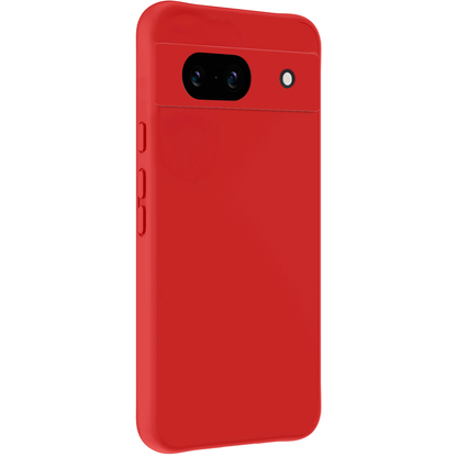 Forterra Google Pixel 8a Hoesje Siliconen Backcover Lichtgewicht - Rood