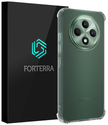 Forterra Oppo Reno 12 F Hoesje Shockproof Backcover Siliconen - Transparant