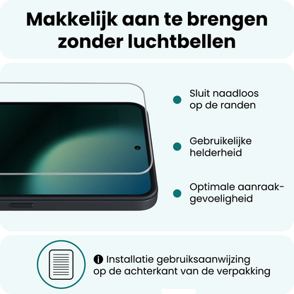 Forterra Nothing Phone 3a Lite Screenprotector Gehard Glas - Anti-kras