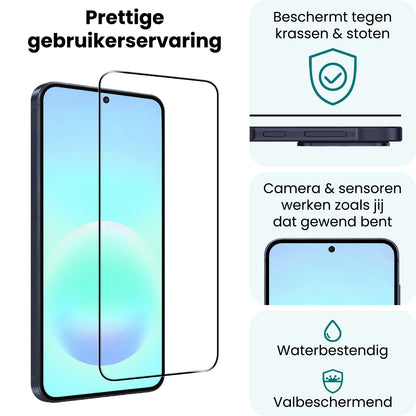 Forterra Samsung A57 Screenprotector Gehard Glas - Full Screen