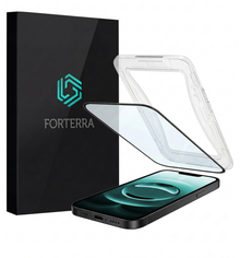 Forterra iPhone 16e Screenprotector Flexibel Glas met Installatieframe