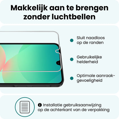 Forterra Samsung A26 Screenprotector Gehard Glas - Anti-kras